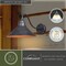 Vaxcel Outland 1 Light Dusk to Dawn Black Gold Farmhouse Barn Dome Outdoor Wall Lantern T0351 - alternate 8